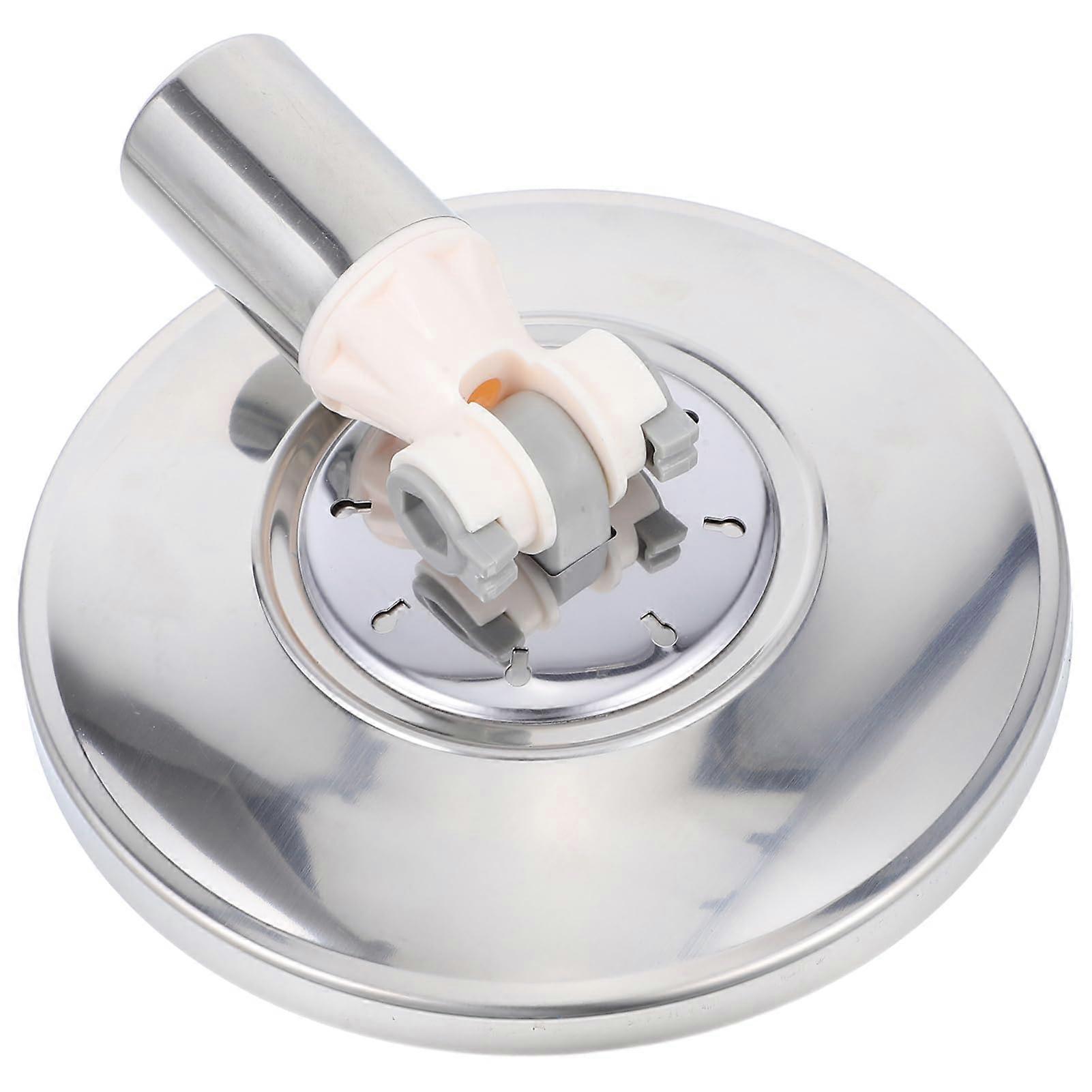 Rotating Mop Replacement Head with Stainless Steel Spin Mop Pole Adapter for All Floor Types