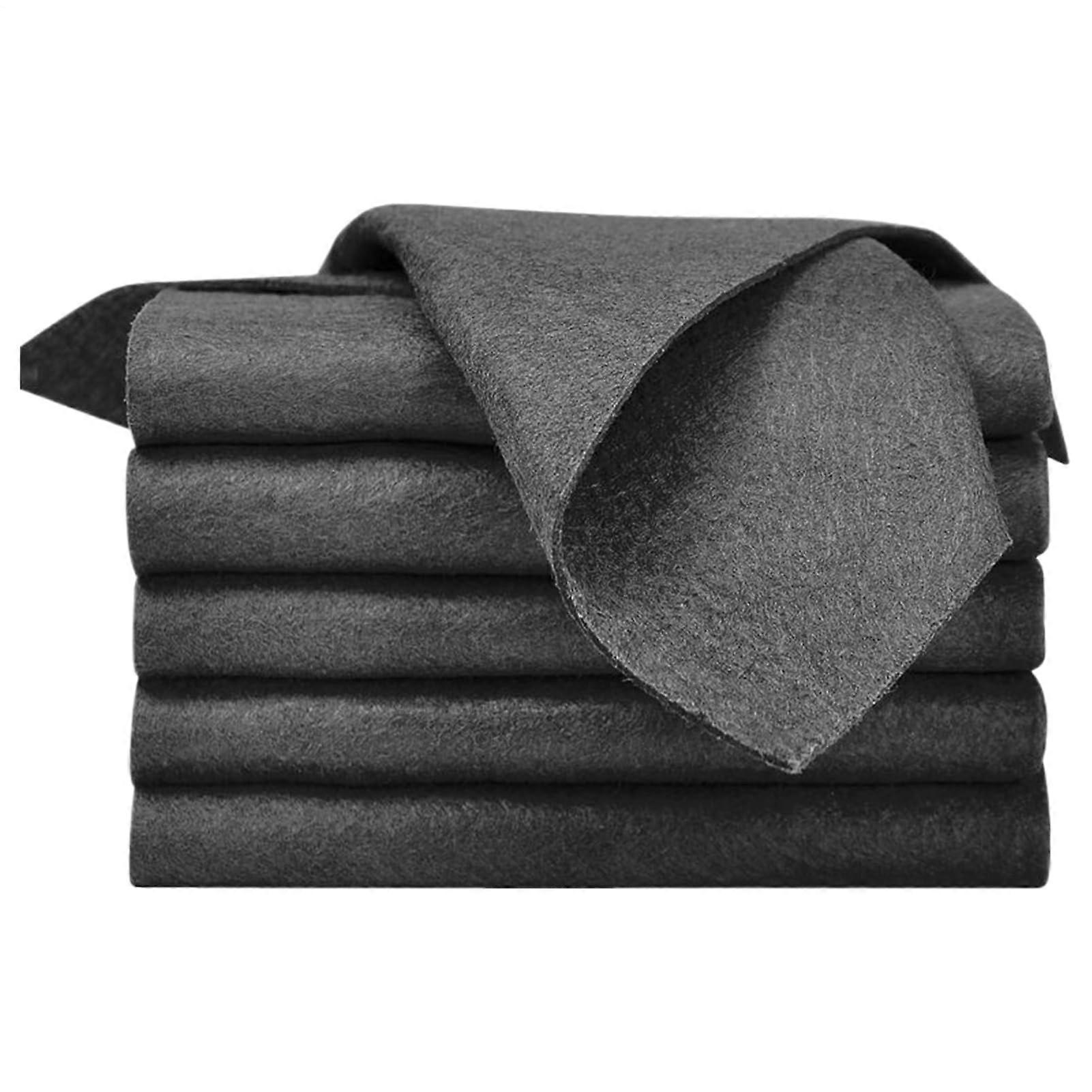 Microfiber Cleaning Cloth Set,  Absorbent Scratch Rags for Kitchen Bathroom Car Glass Windows, 5 Pack