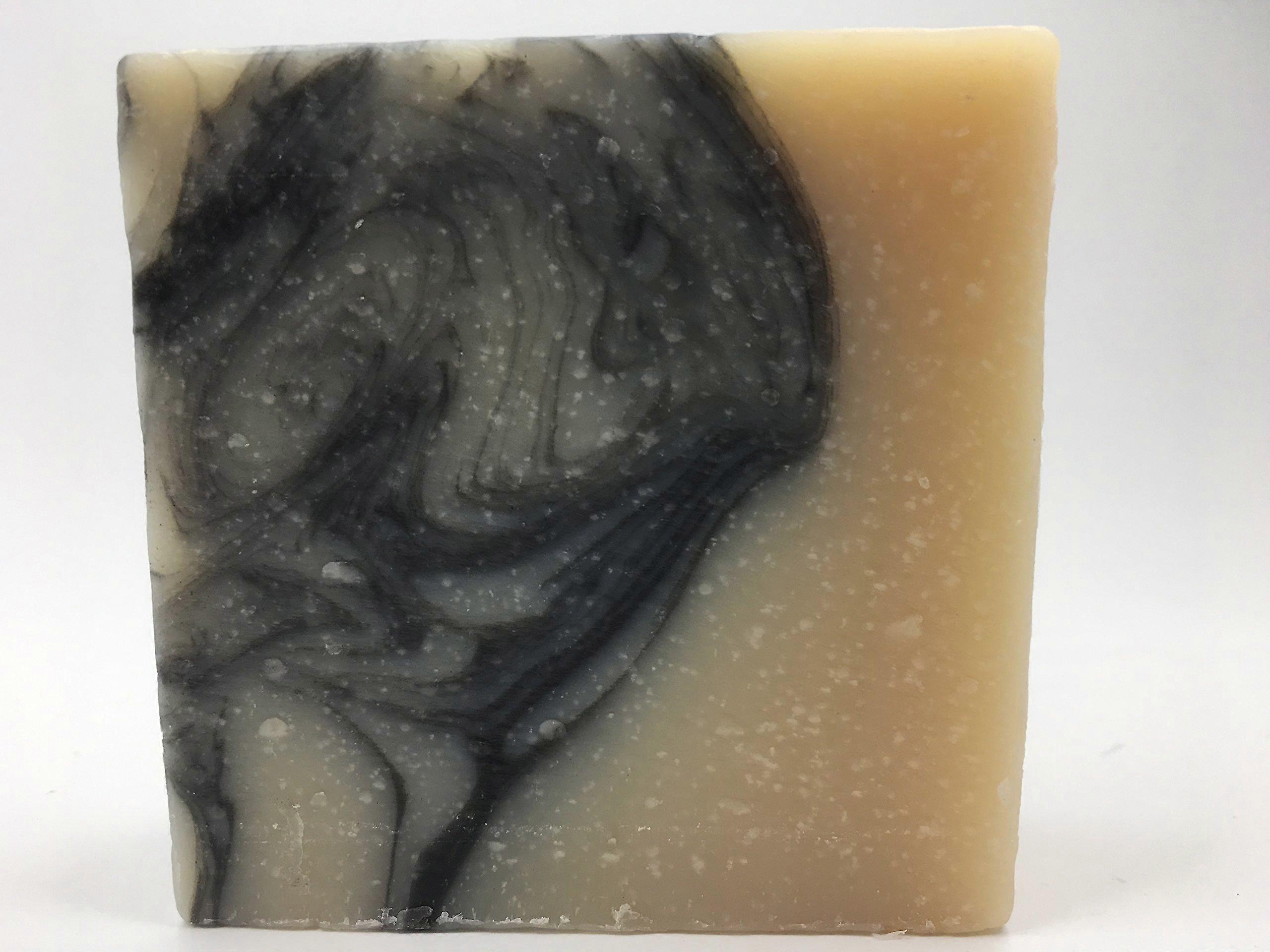 Handmade Exfoliating Soap Bar Black Forest Cold Process Natural Scrub 5 oz