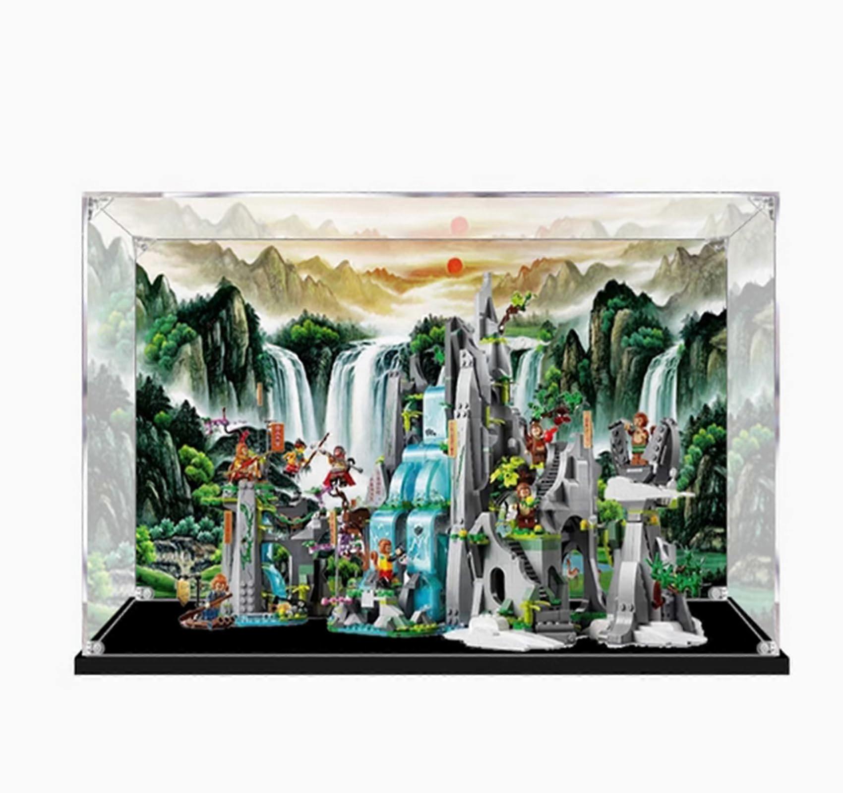 Acrylic Display Case Compatible with  80024 Model, Dustproof Transparent Storage Box with Crystal Clear View