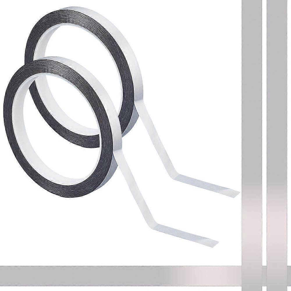 PET Decorative Adhesive Tapes Silver 10mm 50m/roll