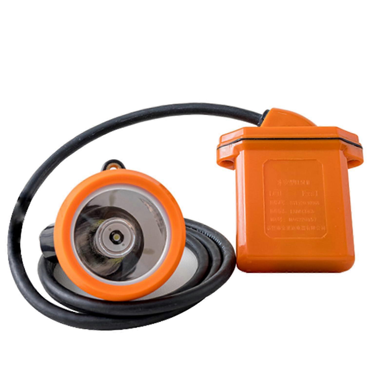 LED Mining Headlamp Waterproof Explosionproof Rechargeable for Hard Hat with 24H Runtime