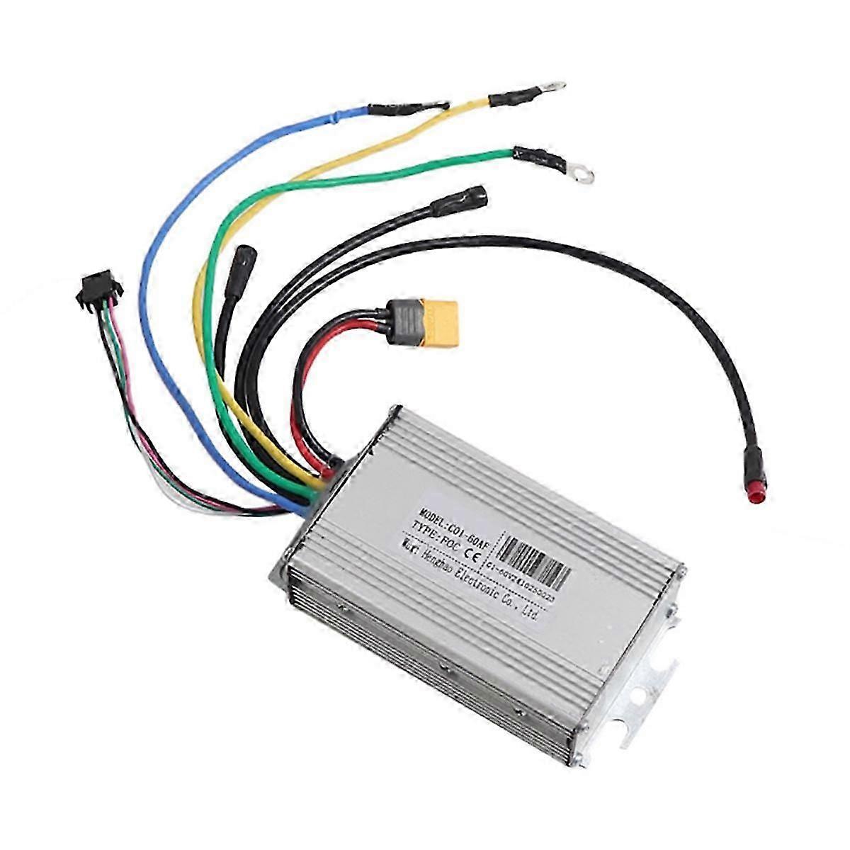 compatible 60V Electric Scooter Sub Controller Upgraded Accessories Part Rear Wheel Auxiliary Controller