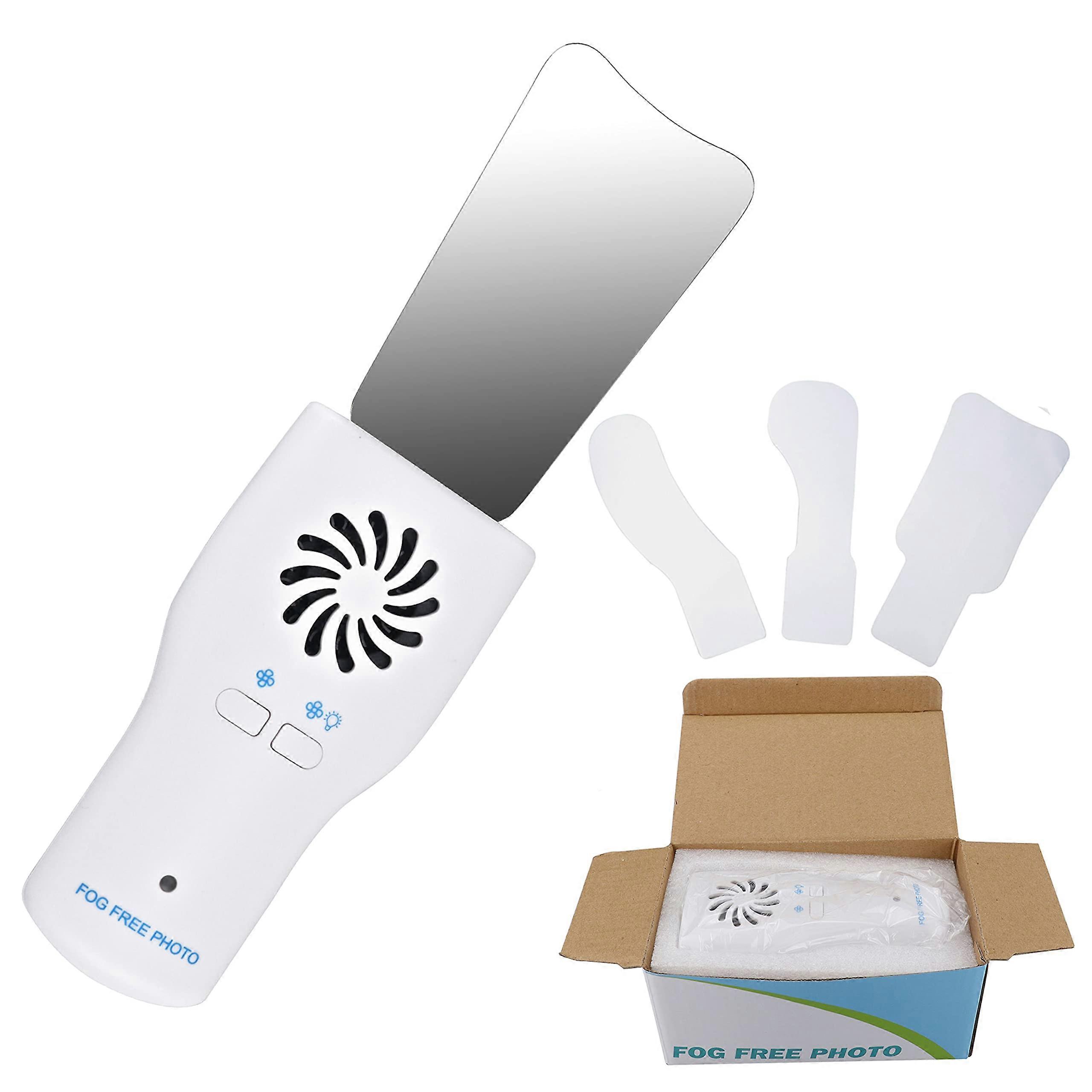 Automatic Antifog Mirror for Photography and Dental Use with Clear Reflective Surface