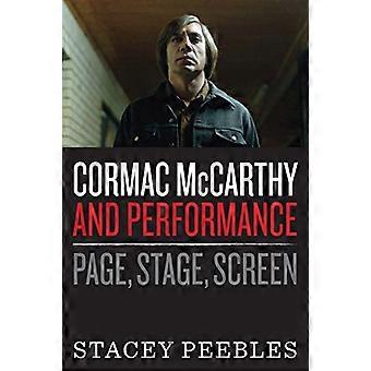 Cormac McCarthy en Performance: Pagina, Stage, Scherm