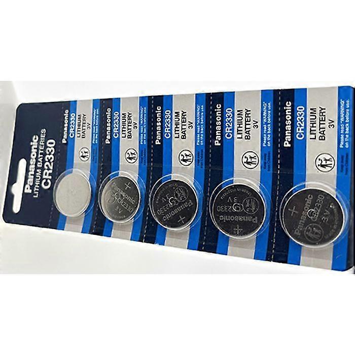 Pack of 5 compatible Panasonic batteries size DL-2330