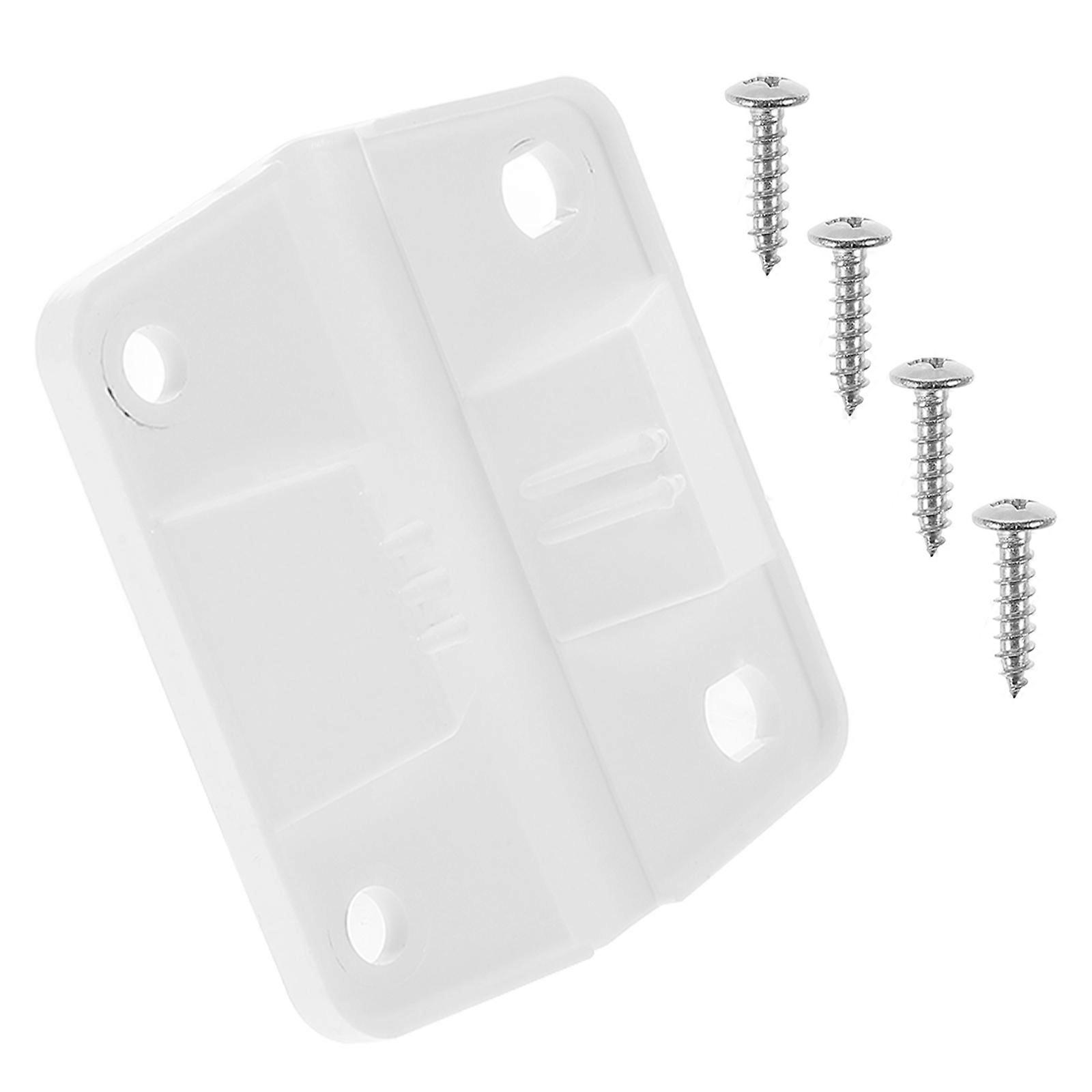 Replacement Cooler Hinges with Screws for Cooler Box 2Sets Durable White Hinges