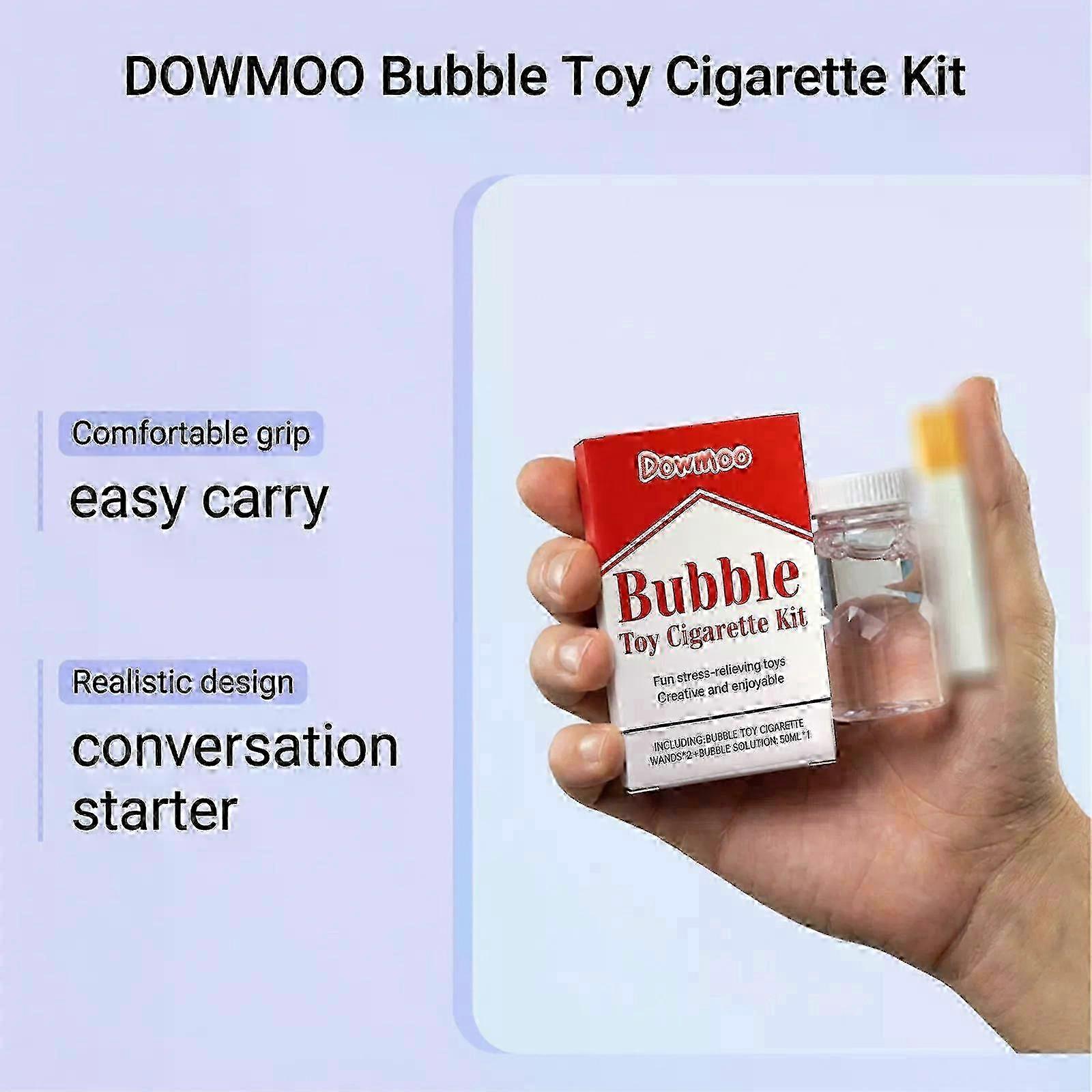 cigarette bubble toy Bubbly Vibes: Novelty Kit (Classic Edition) Get the aesthetic without the smoke! Realistic Fake Cigarette Bubble Stick