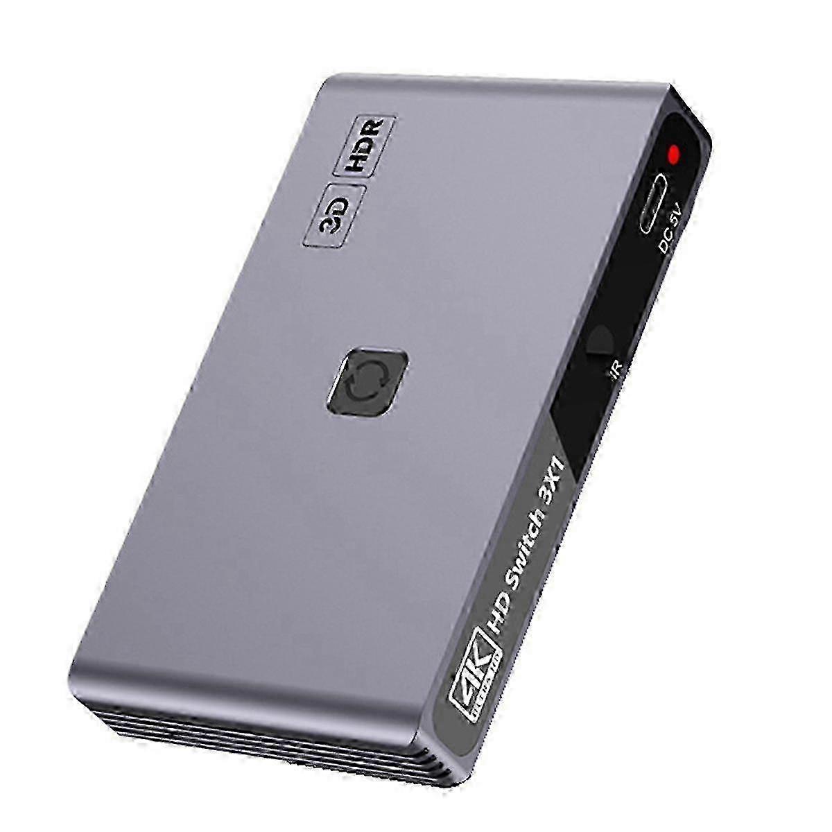 Switch-Compatible Three-in-One Game Console Multi-Sharing Device for Two Computers, 4K Screen Output
