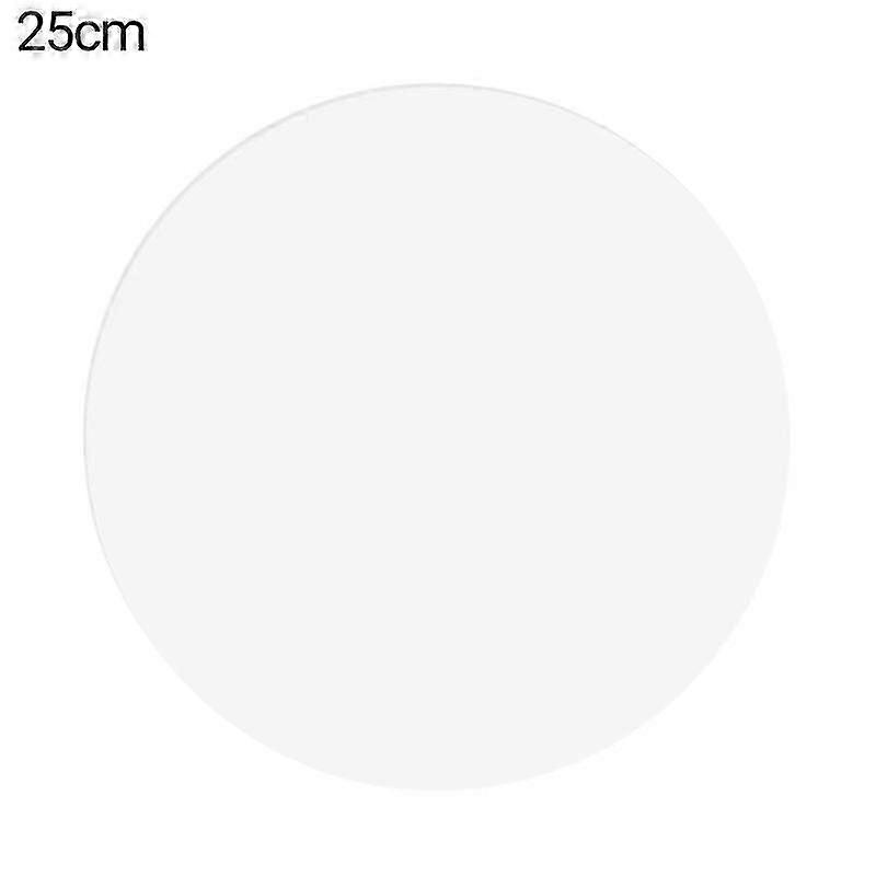 Practical Round Edge Cake Disk Non-stick Transparent Acrylic Cake Base Board compatible with Cakes Serving