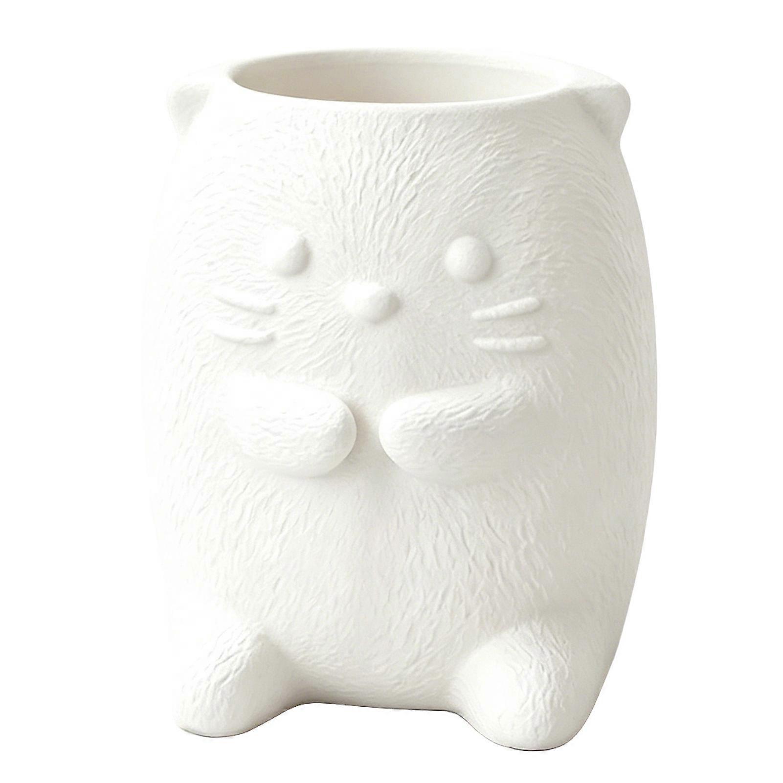 Cat Shape Container for Bathroom and Vanity and Dressing Table Use