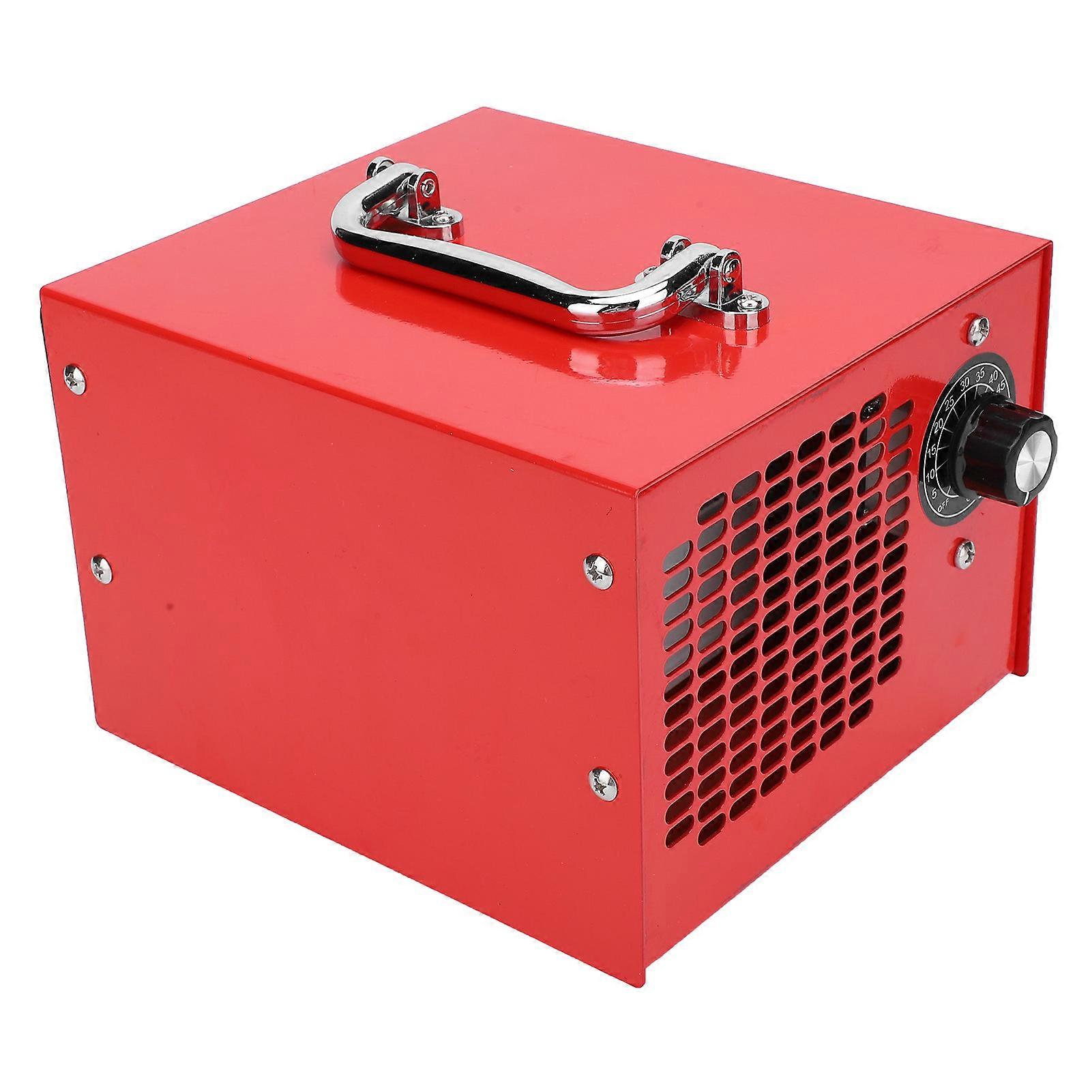 Ozone Generator Machine Portable Air Purifier Cleaner Powerful Version Red with TimerUS Plug 110V 5g/h