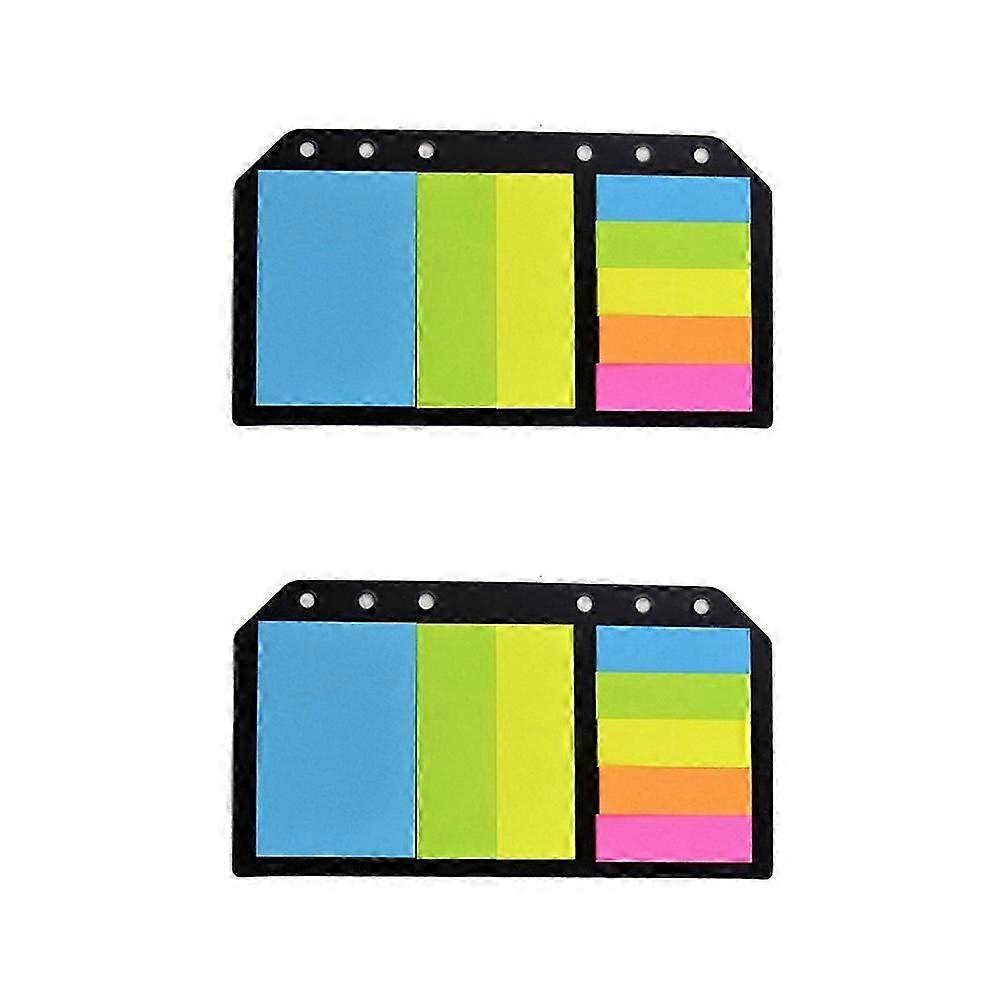 Sticky Page Markers Multi-Function Book Tabs Schools Work Rectangular Note-Taking 2Pcs
