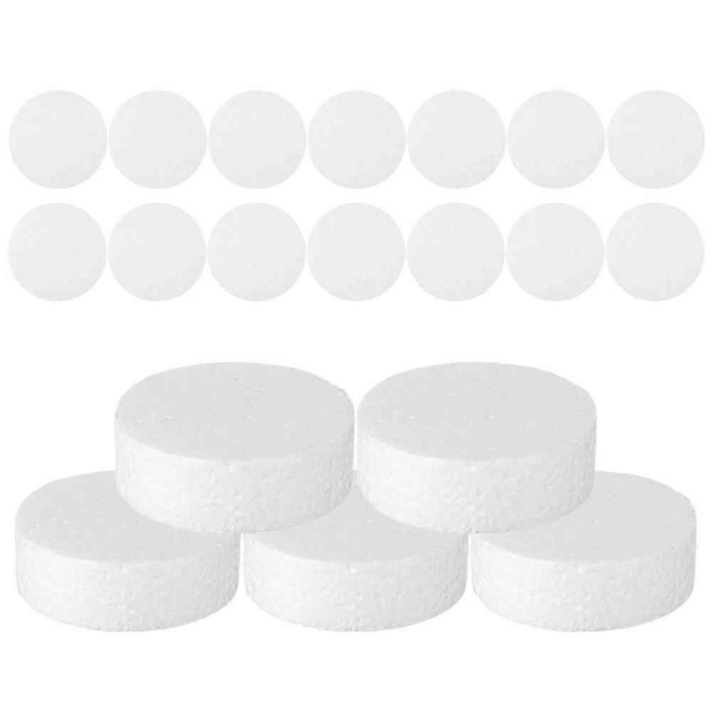 Polystyrene White Foam Cylinders,30Pcs,For Craft DIY Projects