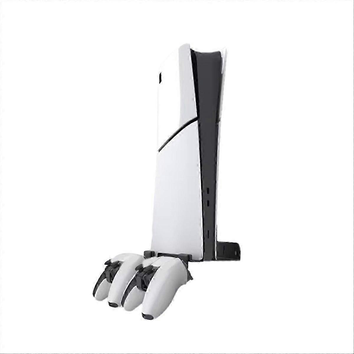 Wall Mount Bracket with Controller Holder, White, ABS Iron Material