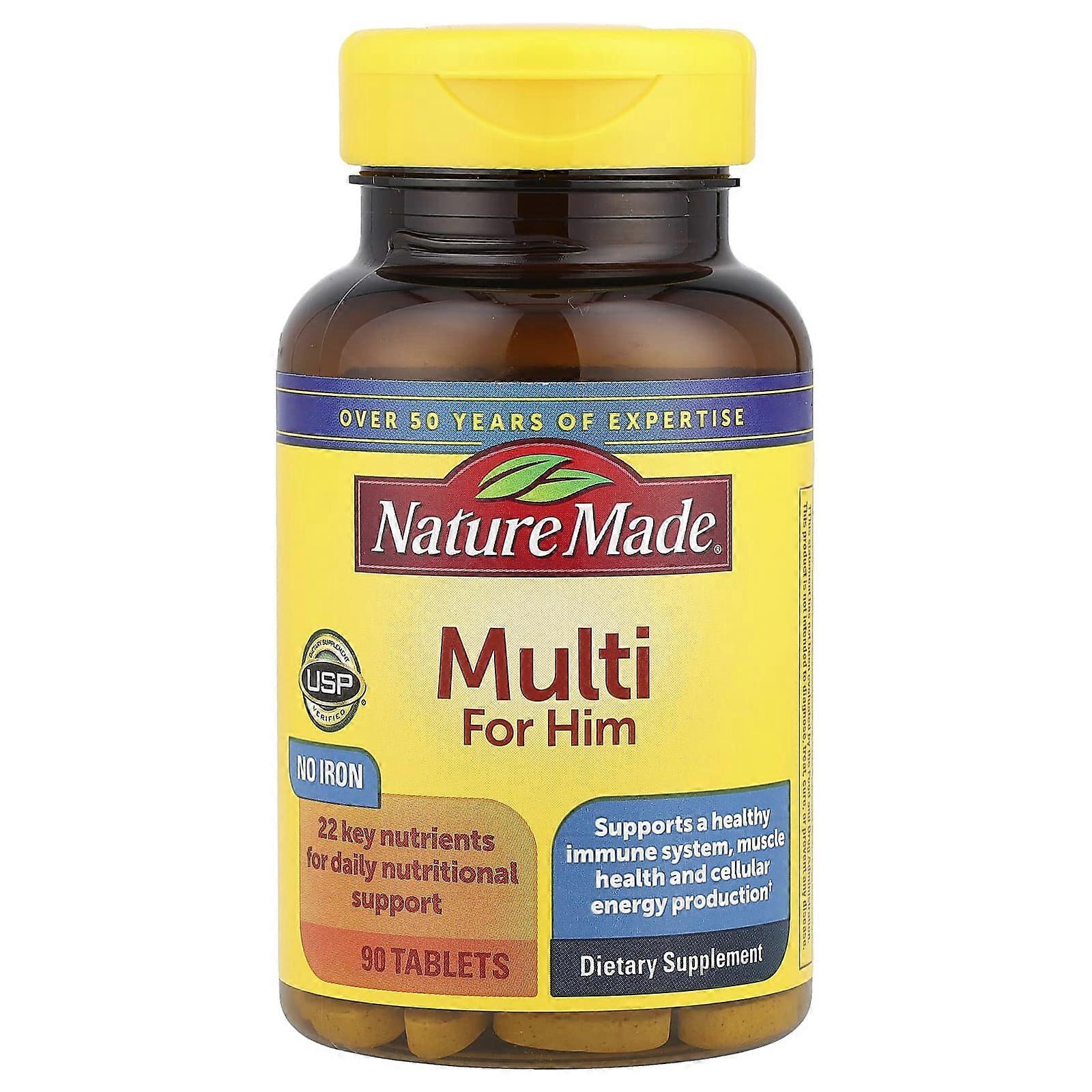 Nature Made, Multi for Him, 90 Tablets, 2-Pack
