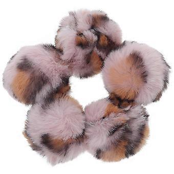 Balles en peluche à l'herbe à chat, motif léopard, lot de 5