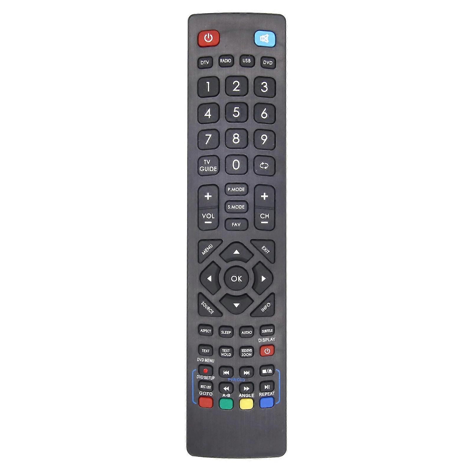 Replacement Remote Control Easy Functionality for 23/157I-GB3B-HBCDUP 32 LCD TV and Multiple Device Multicolor