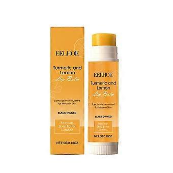 EELHOE Lip Balm Stick - Turmeric and Lemon Moisturizer for Dry Lips