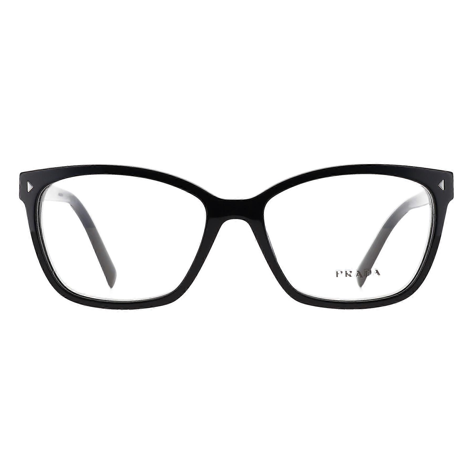 Prada 眼镜框 PR15ZV 1AB1O1 黑色 女士
