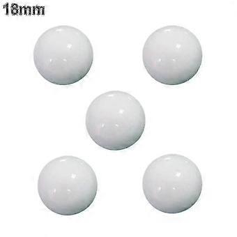 5pcs Russian Roulette Ball Casino Roulette Game Replacement Ball Acrylic White Ball 12/14/16/18/20/22mm