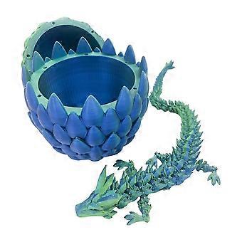 3D-gedrucktes Drachenei-Spielzeug bewegliche Gelenke artikulierte Drachenfigur Modell Spielzeug Desktop-Dekoration Kinder Erwachsene Sammlung Geschenke