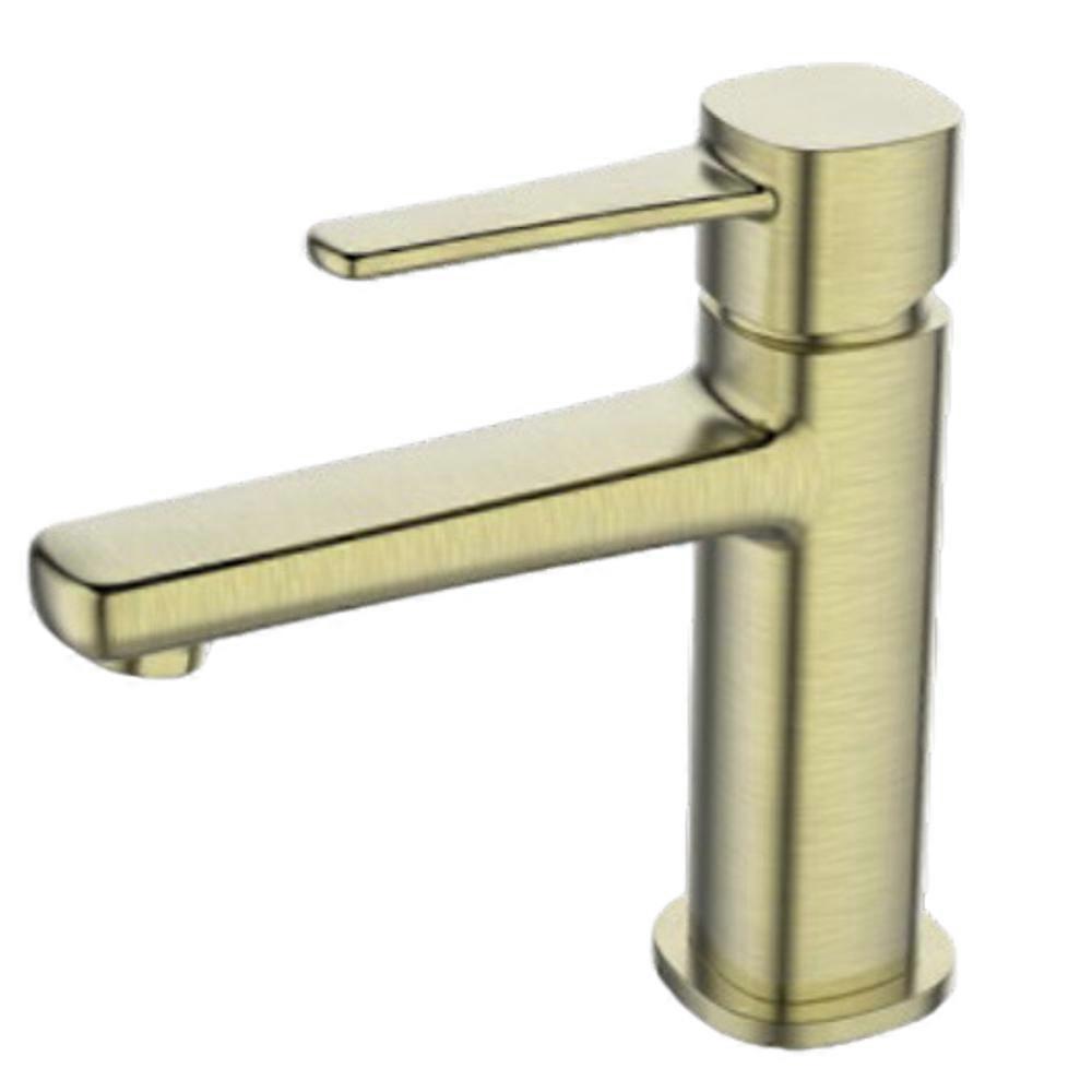 Brushed Brass Basin Mixer