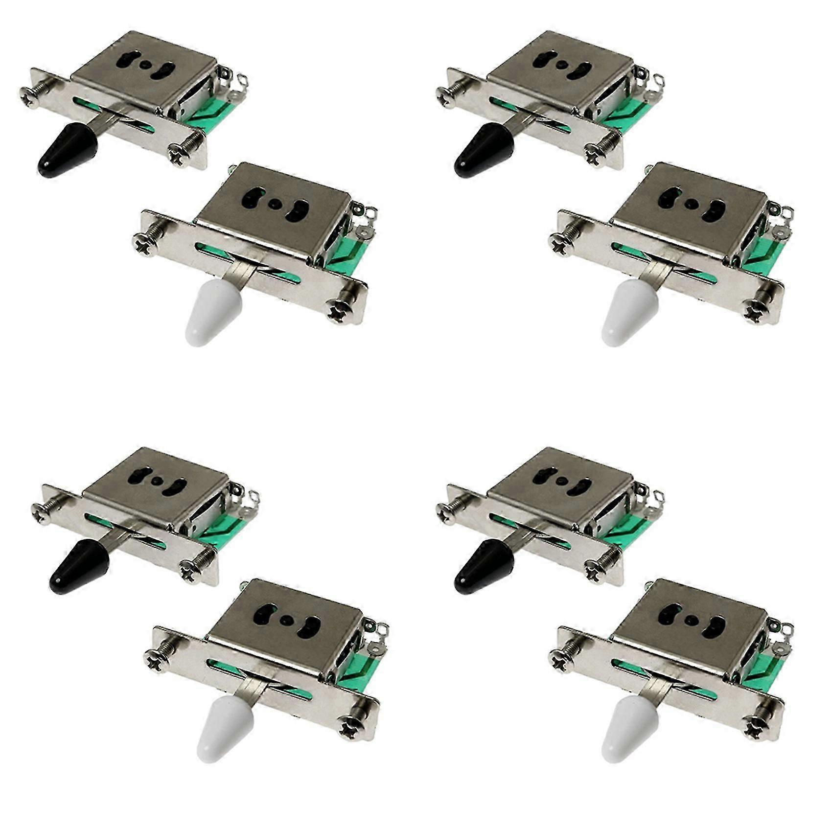 8Pcs 5 Way Pickup Selector Toggle Switch compatible with ST/SQ Series Electric Guitar Shift Switchs