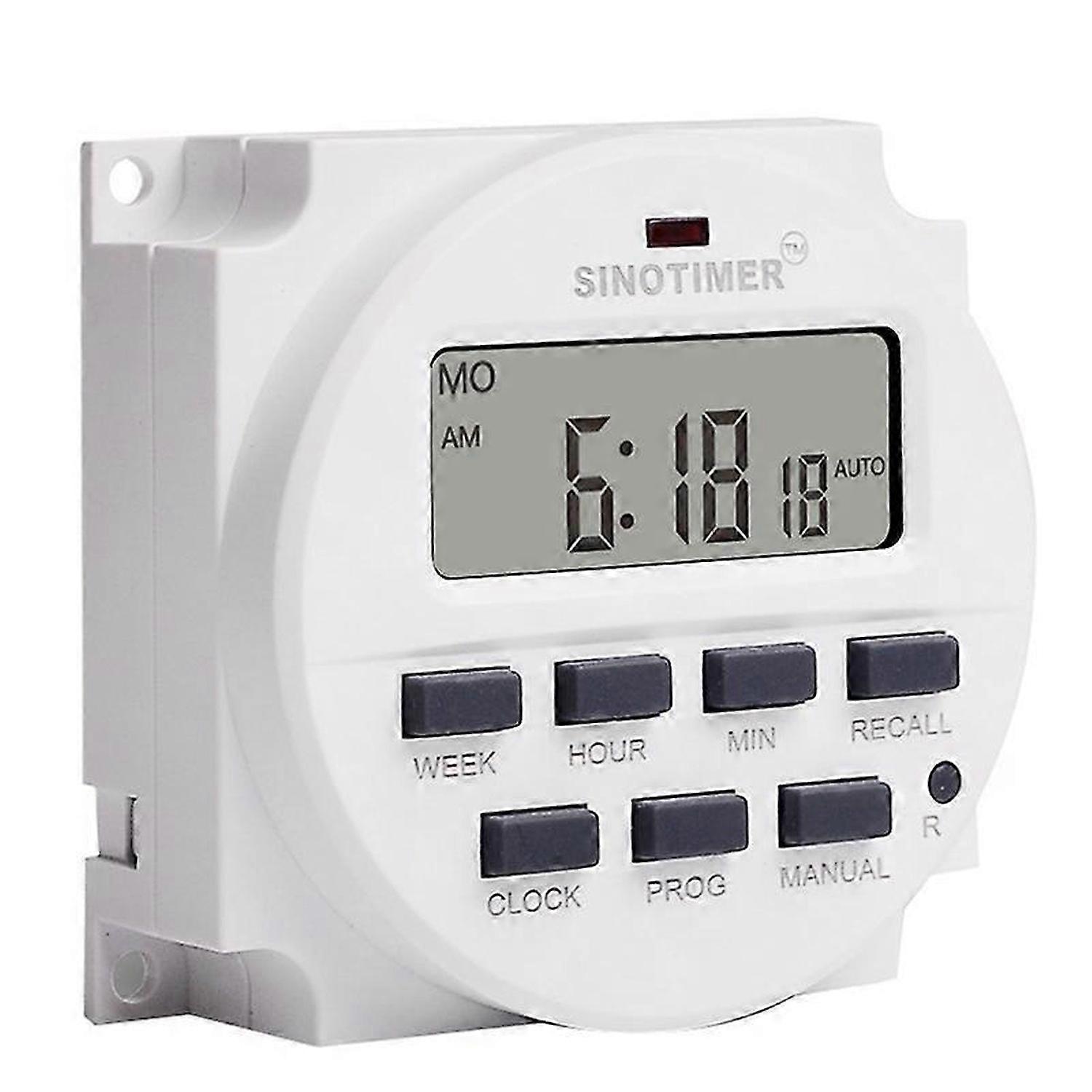 TM618H-4 DC 12V Volt Voltage Output Digital Weekly Programmable Timer Switch Time Relay Controller