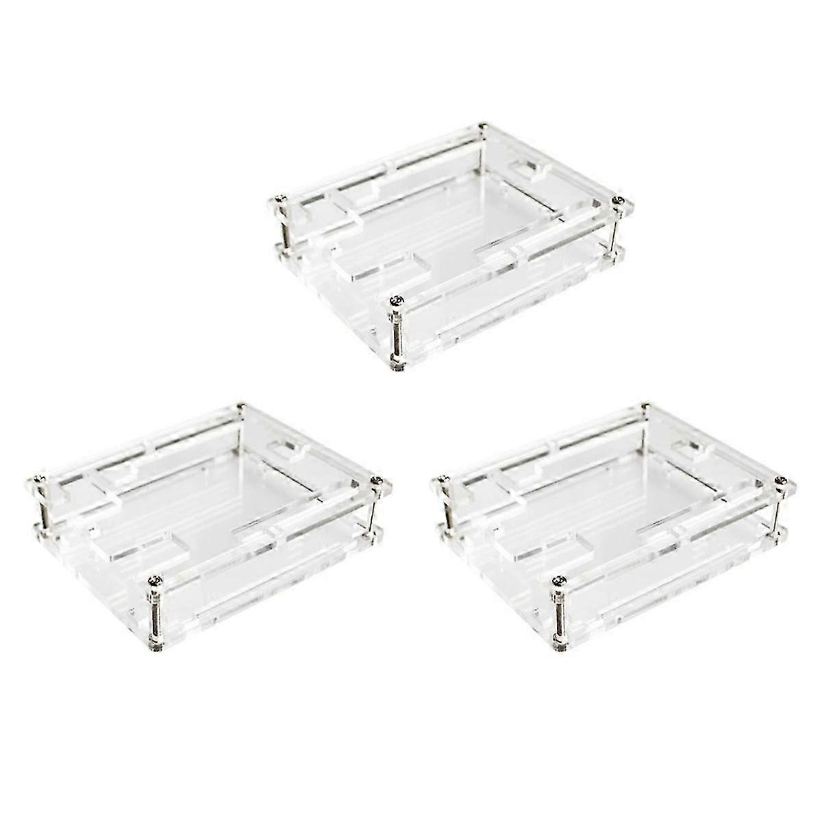 3X Caja Caja Transparente para R3