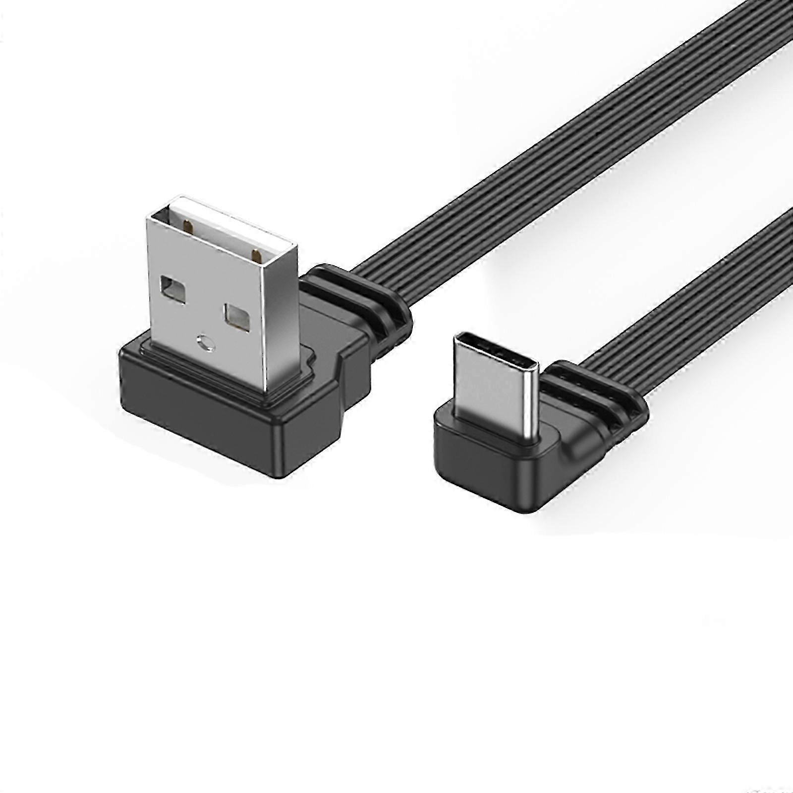 30-100cm USB2.0 to Type C Conversion Adapter Cable Power Charging Wire Support 2A Charging & 480Mbps Data Transfer