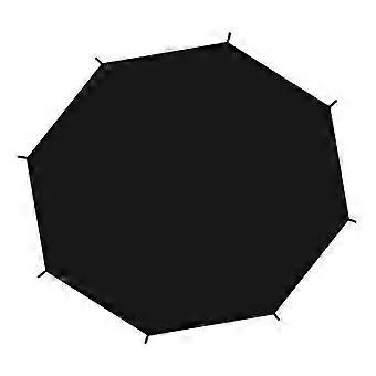 Trampoline Shade Cover Trampoline Sun Protection Cover Tearproof compatible with 8 Poles Round Trampoline Black