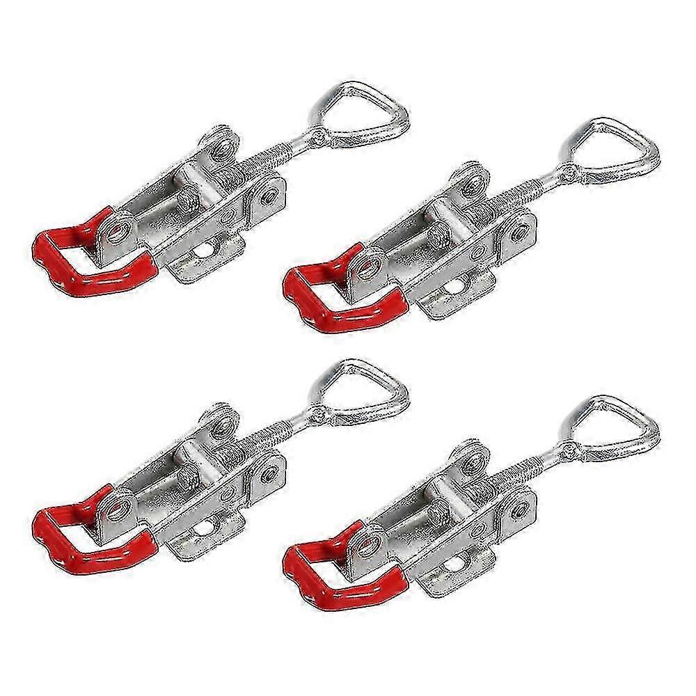 4 Pcs Latches Adjustable Cabinet Boxes Case Metal Toggle Clamp Hand Tool Toggle Clamp
