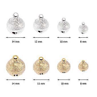 Pet Bell Bell Charms Mini DIY for Pet Neck Decor 80Pcs Silver Color