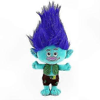 Bobbi Blanche Plush Doll 30cm Ultra-Soft Blue Pink Hair PP Cotton Filling Cartoon Toy for Teens