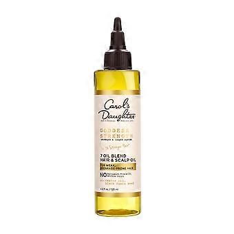 Aceite para el cuero cabelludo y el cabello Goddess Strength 7 Oil Blend para ondas, rizos y bucles, tratamiento capilar con aceite de ricino, 118 ml