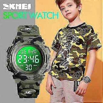 Digitale Beweging Sport Kinderen Horloges Jongens Meisjes Klok Mode Led Licht Elektronische Kinderen Polshorloge