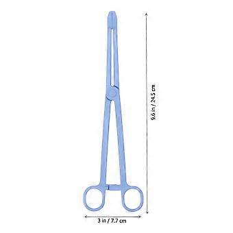Poop Pickup Tool Reptile Pooper Tongs for Cleaning Use 2Pcs Blue