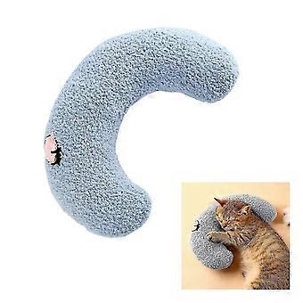 Coussin en forme de U pour chats et chiens, lit douillet en peluche avec rembourrage en velours peluche et coton perlé, pour canapé, cage de transport ou niche.