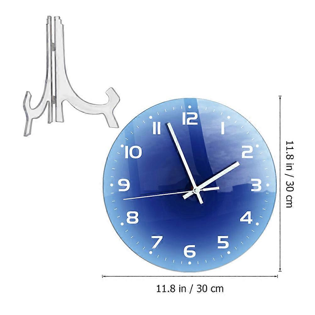 Acrylic Wall Clock with Decorative Function for Bedroom Decoration