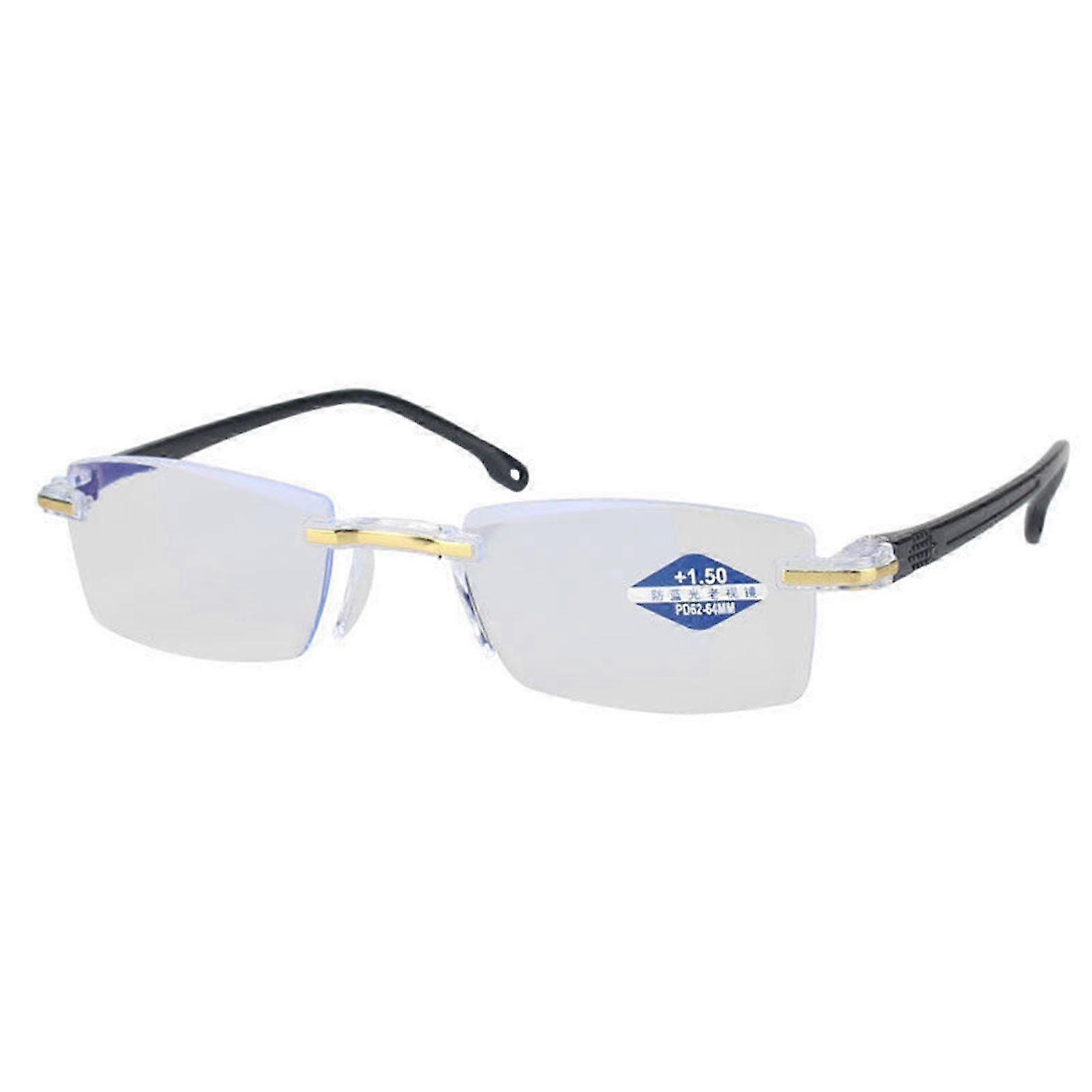 Diamond-Cut Fluorescent Progressive Eyewear