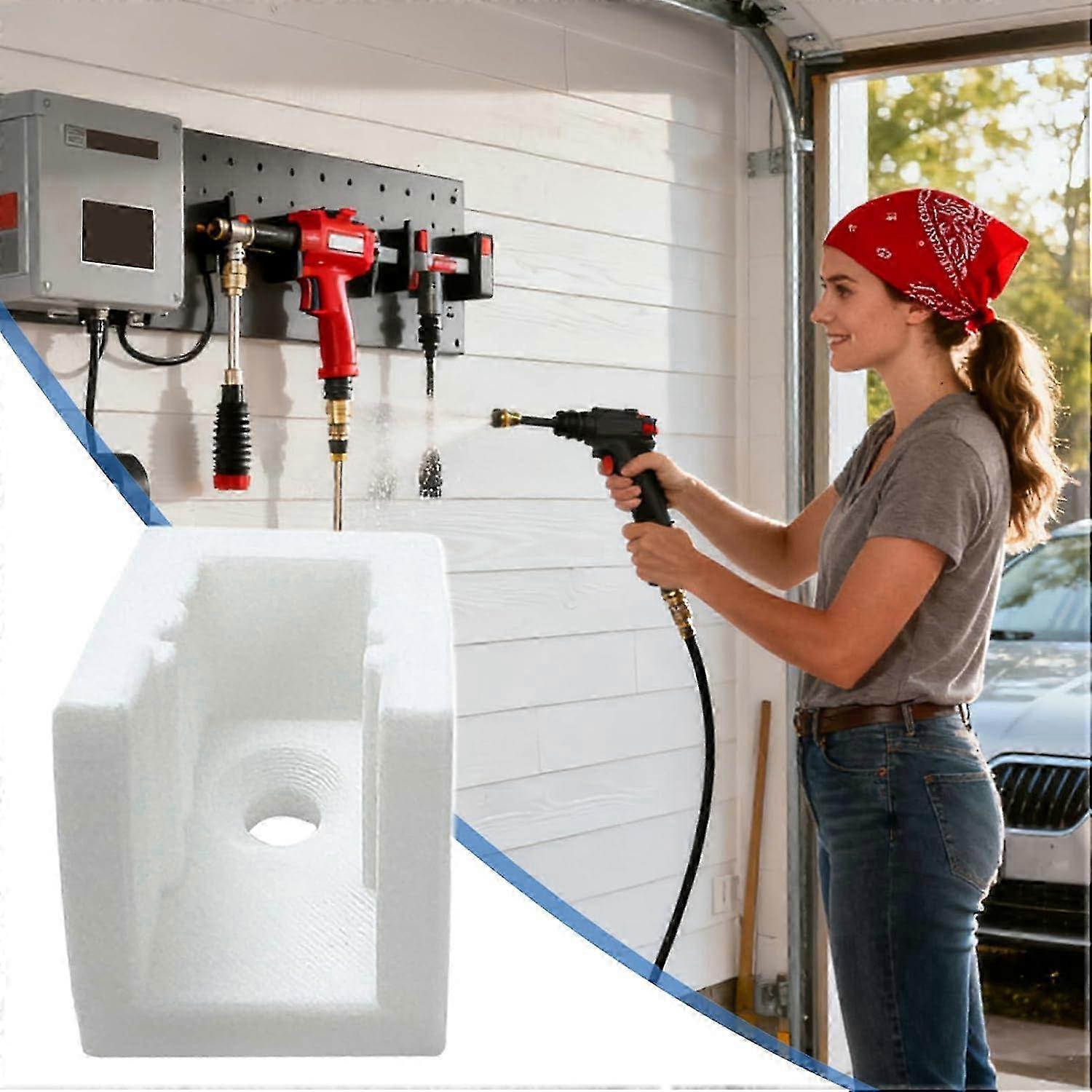 Space-Saving Wall Mounted Tool Rack