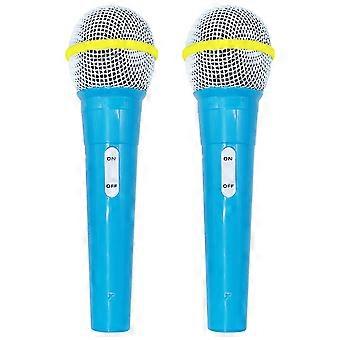 Kids Pretend Play Microphone Model 2Pcs Plastic Party Microphone Toy