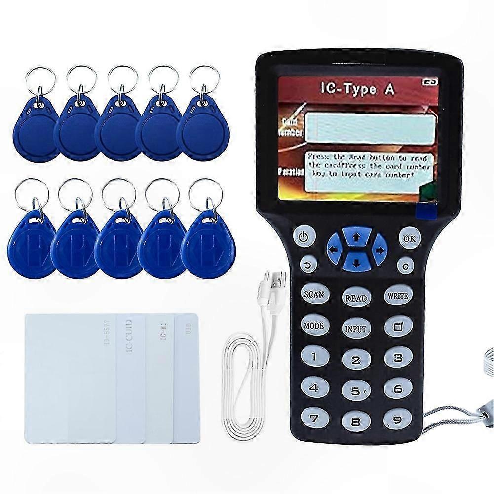 Smart Card Reader Writer Copier Multi-Frequency Decoder with Free Software