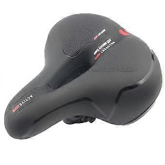 Dual-Shock Absorbing Wide Bicycle Saddle for Rough Roads