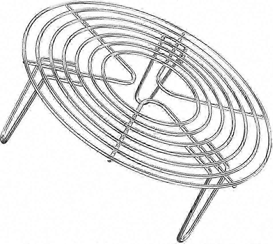 Stainless Steel Round Cooling Rack compatible with Baking Cooking Steaming & Cooling