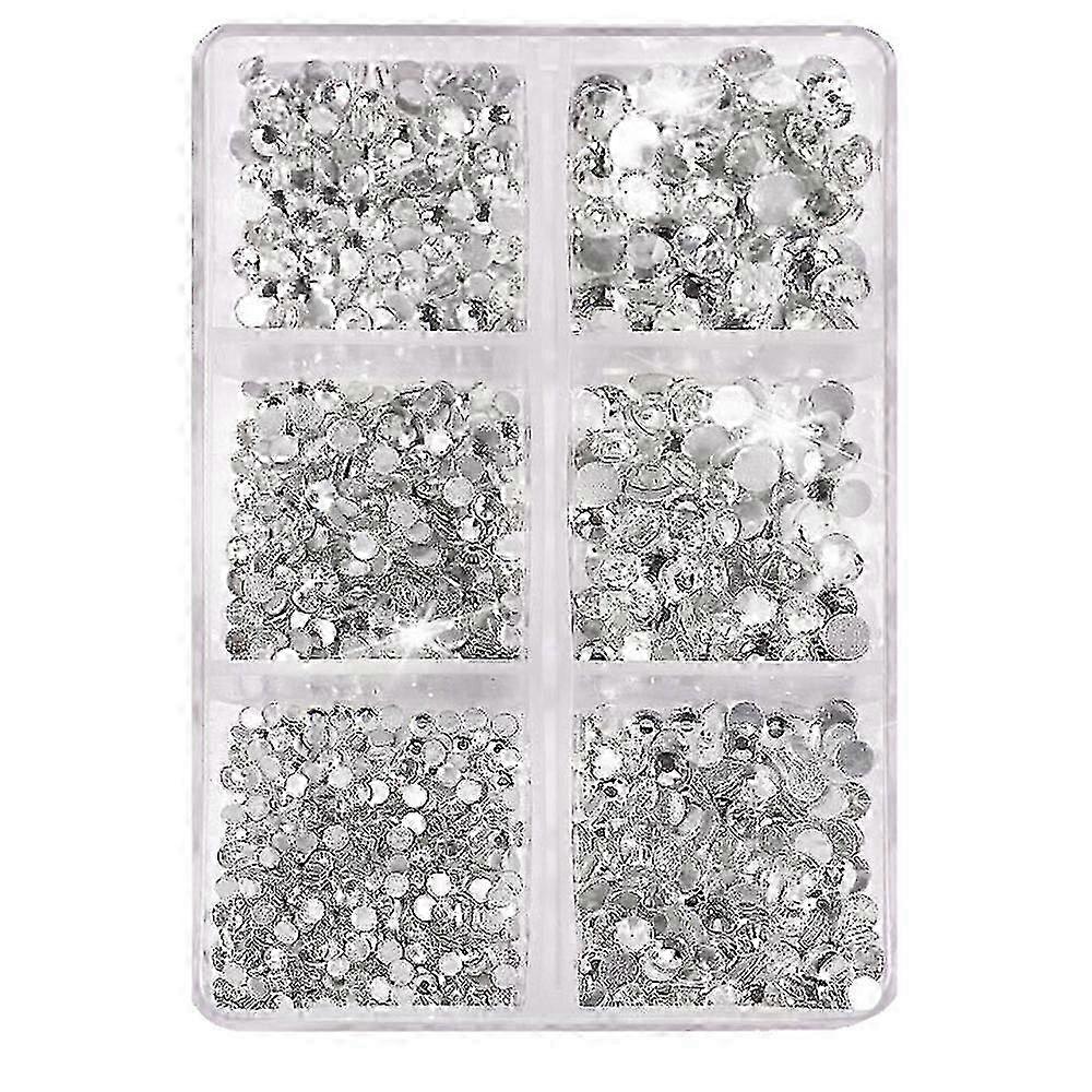 Flat Back Transparent Glass Rhinestones