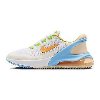 Nike Air Max 270 Go Demping Slijtvast Lage Casual Schoenen Wit Blauw Oranje Unisex FN9926-181