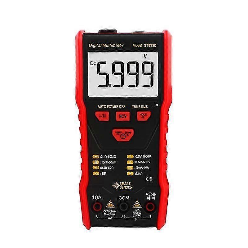 SMART SENSOR High-Precision Multifunctional Portable Automatic Digital Multimeter ST833D