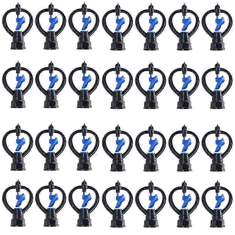 50PCS Butterfly Sprinkler Automatic External Wire Impeller Nozzle
